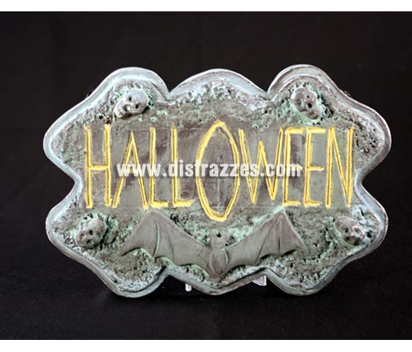 Placa o letrero de Halloween 36x24x2cm. Artículo muy apropiado para decoración de Halloween en Discotecas, Pubs, Restaurantes, Colegios y Casas particulares y así crear un ambiente terrorífico y tenebroso típico de la Fiesta de Halloween cada vez más seguida por todos.
¡¡Compra la decoración para Halloween en nuestra tienda de disfraces, será divertido!!
