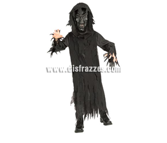 Disfraz de Lord Skeleton con máscara para Halloween. Talla de 5 a 7 años. Incluye túnica con capucha y máscara. Éste disfraz de Halloween es ideal para celebrar la Fiesta de la Noche de las Brujas en Pubs, Discotecas, Casas particulares,  Restaurantes o Colegios y ayudar a crear un ambiente terrorífico y tenebroso indispensable para la Noche de Halloween la cual se celebra la víspera de Todos los Santos.
¡¡Compra tu disfraz para Halloween en nuestra tienda de disfraces, será divertido!!
