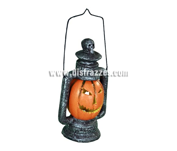 Candil con Calabaza y luz de 36x17 cm. para Halloween. Artículo muy apropiado para decoración de Halloween en Discotecas, Pubs, Restaurantes, Colegios y Casas particulares y así crear un ambiente terrorífico y tenebroso típico de la Fiesta de Halloween cada vez más seguida por todos.
¡¡Compra la decoración para Halloween en nuestra tienda de disfraces, será divertido!!
