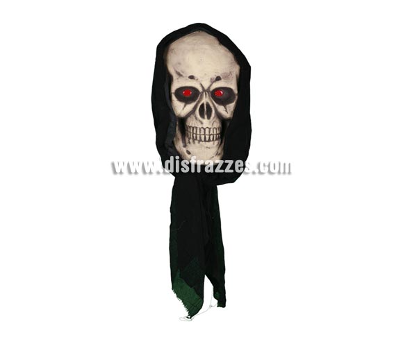 Calavera Colgante 55x34 cm. capucha negra y luz ojos rojos para Halloween. Artículo muy apropiado para decoración de Halloween en Discotecas, Pubs, Restaurantes, Colegios y Casas particulares y así crear un ambiente terrorífico y tenebroso típico de la Fiesta de Halloween cada vez más seguida por todos.
¡¡Compra la decoración para Halloween en nuestra tienda de disfraces, será divertido!!
