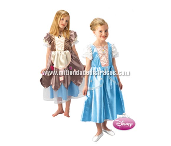 Disfraz de La Cenicienta reversible PLATINUM talla de 3 a 4 años. Incluye disfraz reversible. Disfraz con Licencia Disney ideal para regalar en Navidad y en cualquier fecha del año.