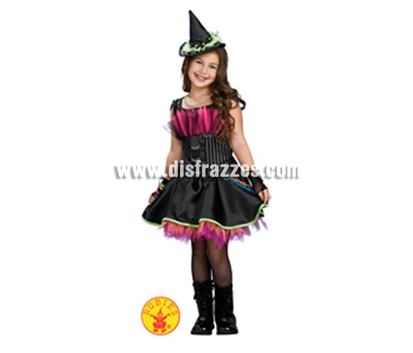 disfraz bruja rockin out 8 10 aos para halloween antes2099 outlet de disfraces