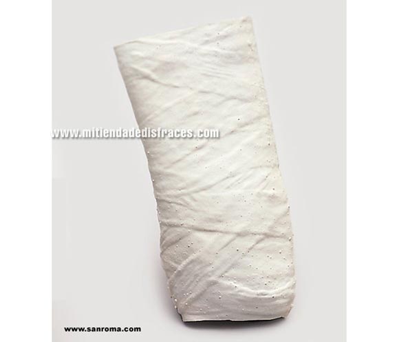 Brazo enyesado de Látex. Da la apariencia de que el brazo está escayolado. 