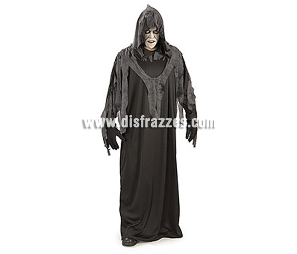 Disfraz de Bestia Nocturna adulto para Halloween. Talla estándar. Incluye túnica negra con capucha y flecos. Éste disfraz de Halloween es ideal para celebrar la Fiesta de la Noche de las Brujas cada vez más arraigada en nuestro País en Pub's, Discotecas, Casas particulares,  Restaurantes o Colegios y ayudar a crear un ambiente terrorífico y tenebroso indispensable para la Noche de Halloween la cual se celebra la víspera de Todos los Santos.
¡¡Compra tu disfraz para Halloween en nuestra tienda de disfraces, será divertido!!
