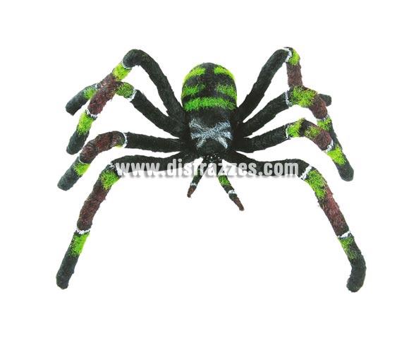 Araña decorativa de 40 cm. para Halloween. Artículo muy apropiado para decoración de Halloween.