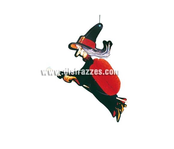 Farol decorativo Bruja de papel de 25 cm. para Halloween. Artículo muy apropiado para decoración de Halloween.
