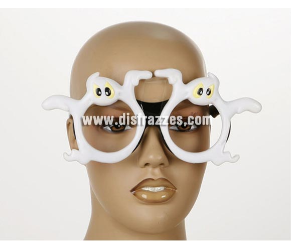 Gafas sin cristales Fantasmas para Halloween. Ideal como complemento de tu disfraz de Halloween para ir de Fiesta a Pub's, Discotecas, Casas particulares o Restaurantes y ayudar a crear un ambiente terrorífico y tenebroso en la Fiesta de Halloween.
¡¡Compra los complementos de tu disfraz para Halloween en nuestra tienda de disfraces, será divertido!!
