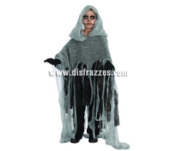 Disfraz de Hombre de las Tinieblas para Halloween Infantil barato. Talla única de 7 a 10 años. Incluye traje.