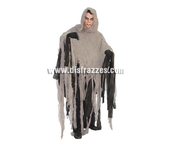 Disfraz de Hombre de las Tinieblas adulto barato para Halloween. Talla única 52/54. Incluye vestido con capucha.