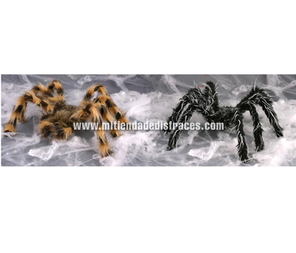 Araña Tarántula peluda gigante, 2 modelos surtidos. Precio por unidad, se venden por separado.
