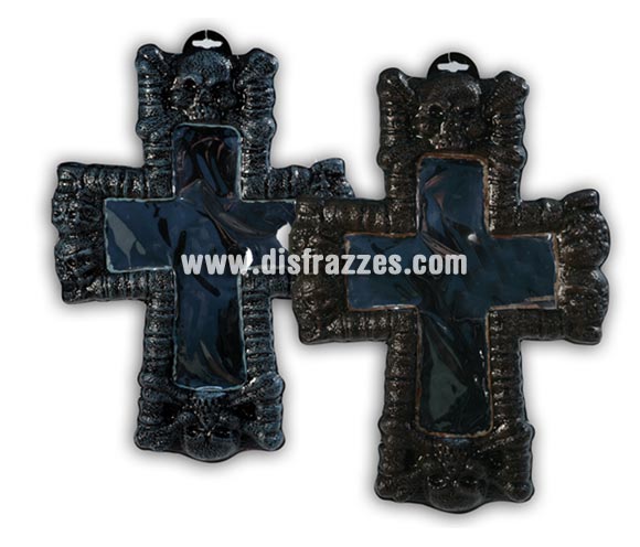 Espejos Góticos en forma de Cruz de 37x52 cm. para Halloween. Artículo muy apropiado para decoración de Halloween en Discotecas, Pub's, Restaurantes, Colegios y Casas particulares y así crear un ambiente terrorífico y tenebroso típico de la Fiesta de Halloween cada vez más seguida por todos.
¡¡Compra la decoración para Halloween en nuestra tienda de disfraces, será divertido!!
