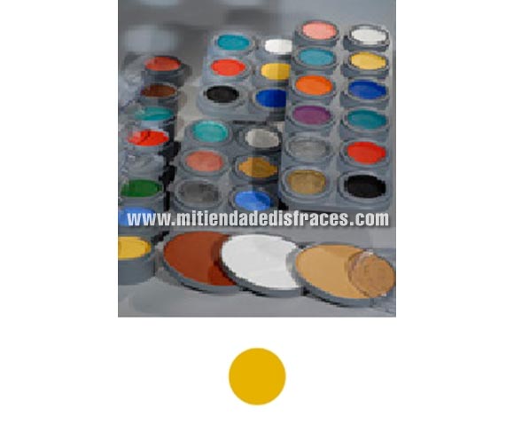 Maquillaje al agua (water make-up 203), de 15 ml. Color amarillo vivo.
-Fácil de usar, (como acuarelas).
-Se quita con agua y jabón.
-Antialérgico.
