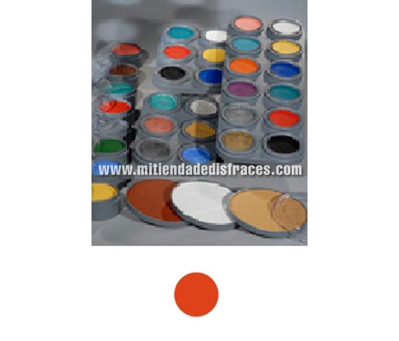 Maquillaje al agua (water make-up), de 15 ml. Color naranja.
-Fácil de usar (como acuarelas).
-Se quita con agua y jabón.
-Antialérgico.
