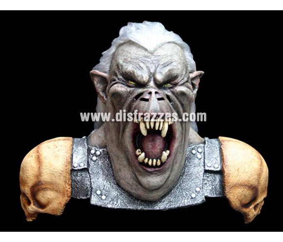 Máscara de Mega Warrior. Alta calidad. Fabricada artesanalmente por una empresa que hacen efectos especiales para Hollywood. Máscara de medidas extra grandes.
