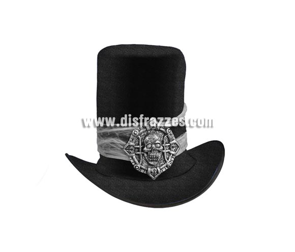 Sombrero de copa con telarañas para Halloween. Ideal como complemento de tu disfraz de Halloween para ir de Fiesta a Pubs, Discotecas, Casas particulares o Restaurantes y ayudar a crear un ambiente terrorífico y tenebroso en la Fiesta de Halloween.
¡¡Compra los complementos de tu disfraz para Halloween en nuestra tienda de disfraces, será divertido!!
