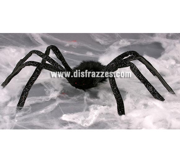 Araña negra con destellos 60 cm. para Halloween. Artículo muy apropiado para decoración de Halloween en Discotecas, Pubs, Restaurantes, Colegios y Casas particulares y así crear un ambiente terrorífico y tenebroso típico de la Fiesta de Halloween cada vez más seguida por todos.
¡¡Compra la decoración para Halloween en nuestra tienda de disfraces, será divertido!!
