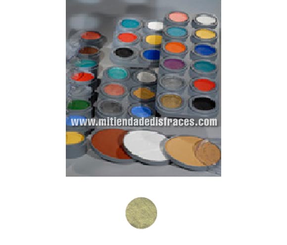 Maquillaje al agua (water make-up 702), de 15 ml. Color oro perla.
-Fácil de usar, (como acuarelas).
-Se quita con agua y jabón.
-Antialérgico.
