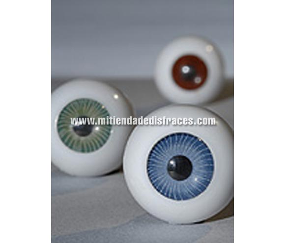 Ojo artificial de color marrón.
  
Artificial Eye, es un ojo artificial de plástico que puede ser utilizado para crear varios efectos. Este producto se puede utilizar en combinación con Derma Wax  o un parche de látex de Quasimodo (Narices de látex  y Estuches no.13). El ojo artificial se vende en paquetes individuales.

Colores
Artificial Eye está disponible en color azul, marrón y verde. El maquillaje se puede complementar con todos los tipos de maquillaje .

Limpieza
Artificial Eye se puede lavar con agua y jabón.