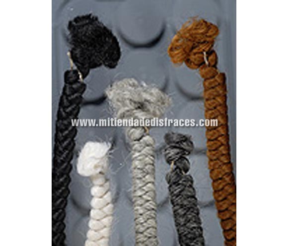 Crepe de lana, es una hebra tejida hecha de piezas de lana de borrego. Este producto se puede utilizar para hacer barbas, bigotes, cejas y patillas de un solo uso. El crepé de lana se utiliza para ocultar los bordes de la barba postiza y para crear un efecto de barba incipiente. Cuando se quieran disimular los bordes de la barba postiza, recomendamos que trabaje con piezas de  (crepé de lana) de al menos 50 cm de largo.

Colores
Wol Crepe está disponible en una gran variedad de colores. Los colores se pueden combinar entre sí y se pueden colorear después con Eyeshadow/Rouge (sombra para ojos)  si es necesario. Para disimular los bordes de la barba de Santa Claus o de Papá Noel recomendamos el color número 2 (rubio claro) para una barba coloreada con crema o de pelo de búfalo y el color número 1 (blanco) para una barba blanca postiza sintética.