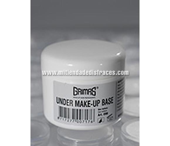 Under Make-up Base (base para maquillaje) es una crema no perfumada y sin grasa, para el cuidado de la piel. Cuando la piel está seca o es sensible se aplica en general debajo del maquillaje, pero también se puede utilizar como una crema de uso regular. Under Make-up está disponible en frascos de 75 ml.

Procedimiento
Saque el Under Make-up (base para maquillaje) de su envase con una espátula de plástico y aplique la emulsión uniformemente sobre la cara limpia. Deje que se seque el producto durante 10 minutos para que la piel lo absorba totalmente, antes de continuar maquillando. Cierre bien el envase una vez que haya utilizado el producto. 