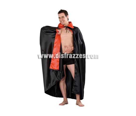 Capa Vampiro Hombre de color rojo y negro para Halloween. Capa de Drácula para Halloween en talla única de adulto. Ideal como complemento de tu disfraz de Halloween para ir de Fiesta a Pub's, Discotecas, Casas particulares o Restaurantes y ayudar a crear un ambiente terrorífico y tenebroso en la Fiesta de Halloween.
¡¡Compra los complementos de tu disfraz para Halloween en nuestra tienda de disfraces, será divertido!!