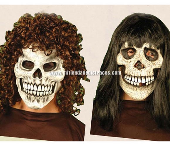 Máscaras Calavera 2 modelos Surtídos. Precio por unidad, se venden por separado.