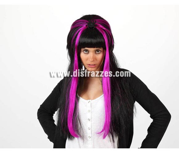 Peluca de Bruja negra y Lila de mujer con araña para Halloween. Ideal como complemento de tu disfraz de Halloween para ir de Fiesta a Pub's, Discotecas, Casas particulares o Restaurantes y ayudar a crear un ambiente terrorífico y tenebroso en la Fiesta de Halloween.
¡¡Compra los complementos de tu disfraz para Halloween en nuestra tienda de disfraces, será divertido!!
