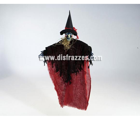 Bruja colgante con traje rojo/marrón de 60x60 cm. para Halloween. Artículo muy apropiado para decoración de Halloween en Discotecas, Pub's, Restaurantes, Colegios y Casas particulares y así crear un ambiente terrorífico y tenebroso típico de la Fiesta de Halloween cada vez más seguida por todos.
¡¡Compra la decoración para Halloween en nuestra tienda de disfraces, será divertido!!
