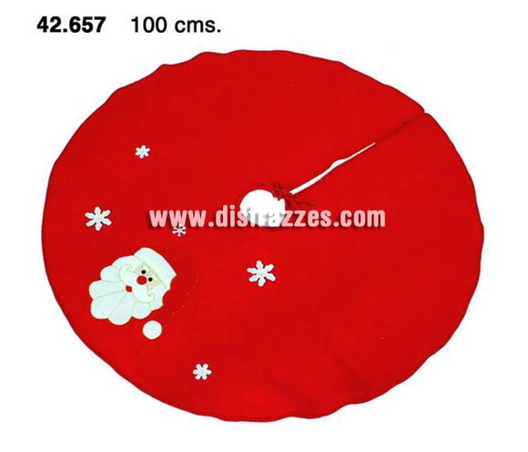 Pie para el Árbol de Navidad de 100 cms. Ideal para decorar la base del árbol, donde Papa Noel dejará todos sus regalos, ho!ho!ho! ¡¡Compra la decoración de Navidad en nuestra tienda de disfraces, será divertido!!