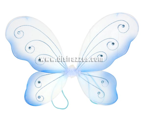 Alas en forma de mariposa azul de 36x49 cm. para Carnavales. Ideal como complemento de tu disfraz para Carnaval para ir de Fiesta a Pubs, Discotecas, Casas particulares, Restaurantes o Colegios y ayudar a crear un ambiente Carnavalesco y Festivo propio de la Fiesta de Carnavales.
¡¡Compra el complemento para tu disfraz de Carnaval en nuestra tienda de disfraces, será divertido!!

