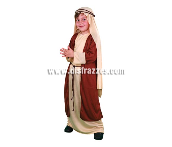 Disfraz de San José barato para niño. Talla de 5 a 6 años. Incluye pañuelo, túnica, abrigo y 2 cordones. Éste disfraz de Navidad es ideal para la época Navideña en la que los niños hacen teatros de Belenes e interpretan canciones tradicionales en los Colegios y se comienzan a preparar las Fiestas en las que Reina la Paz y la Unidad. Disfrazándote con un disfraz para Navidad, o disfrazando a tus hijos con disfraces de Navidad, ayudas a crear ese ambiente mágico en el que los peques se sienten protagonistas y ven el auténtico Espíritu Navideño que entre todos debemos crear.
¡¡Compra tu disfraz para Navidad en nuestra tienda de disfraces, será divertido!!
