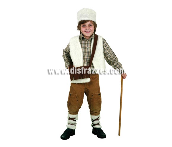 Disfraz de Pastorcillo infantil. Talla de 5 a 6 años. Incluye chaleco, gorro, zurrón y calentadores o polainas. Disfraz de Pastor o Pastorcito para niños, ideal para teatros del cole en Navidad. Éste traje de Navidad es ideal para la época Navideña en la que los niños hacen teatros de Belenes e interpretan canciones tradicionales en los Colegios y se comienzan a preparar las Fiestas en las que Reina la Paz y la Unidad. Disfrazándote con un disfraz para Navidad, o disfrazando a tus hijos con disfraces de Navidad, ayudas a crear ese ambiente mágico en el que los peques se sienten protagonistas y sienten el auténtico Espíritu Navideño que entre todos debemos crear.
¡¡Compra tu disfraz para Navidad en nuestra tienda de disfraces, será divertido!!
