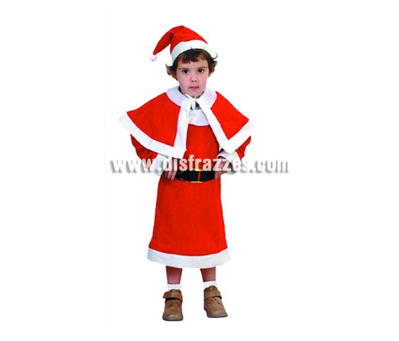 Disfraz de Mama Noel infantil barato para Navidad. Talla de 7 a 9 años. Incluye gorro, capelina, vestido y cinturón. Un disfraz muy Navideño para presumir de niña guapa en Navidad. Éste disfraz de Navidad es ideal para la época Navideña en la que los niños hacen teatros de Belenes e interpretan canciones tradicionales en los Colegios y se comienzan a preparar las Fiestas en las que Reina la Paz y la Unidad. Disfrazándote con un disfraz para Navidad, o disfrazando a tus hijos con disfraces de Navidad, ayudas a crear ese ambiente mágico en el que los peques se sienten protagonistas y sienten el auténtico Espíritu Navideño que entre todos debemos crear.
¡¡Compra tu disfraz para Navidad en nuestra tienda de disfraces, será divertido!!
