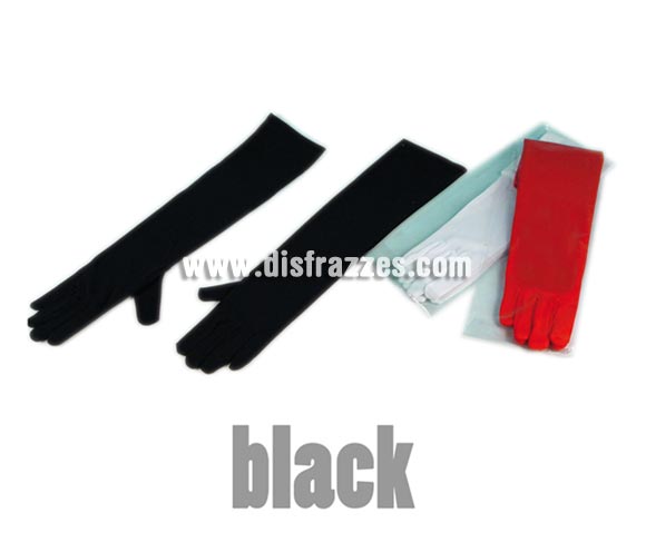 Guante liso negro de 45 cm. Ideal como complemento de tu disfraz de Halloween o tu disfraz para Carnaval para ir de Fiesta a Pub's, Discotecas, Casas particulares, Restaurantes o Colegios y ayudar a crear un ambiente Carnavalesco y Festivo propio de la Fiesta de Carnavales.
¡¡Compra tu complemento para el disfraz de Carnaval en nuestra tienda de disfraces, será divertido!!