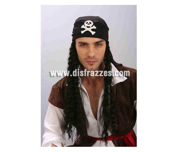 Pañuelo Pirata con peluca de hombre para Carnaval. Talla universal adulto. Ideal como complemento de tu disfraz para Carnaval para ir de Fiesta a Pubs, Discotecas, Casas particulares, Restaurantes o Colegios y ayudar a crear un ambiente Carnavalesco y Festivo propio de la Fiesta de Carnavales.
¡¡Compra el complemento para tu disfraz de Carnaval en nuestra tienda de disfraces, será divertido!!
