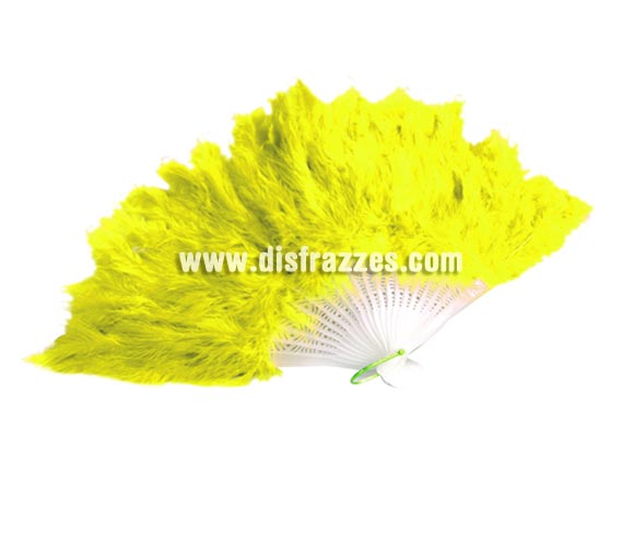 Abanico de plumas amarillo de 28 cm. para Carnaval y Halloween. Ideal como complemento de tu disfraz para Carnaval para ir de Fiesta a Pubs, Discotecas, Casas particulares, Restaurantes o Colegios y ayudar a crear un ambiente Carnavalesco y Festivo propio de la Fiesta de Carnavales.
¡¡Compra el complemento para tu disfraz de Carnaval en nuestra tienda de disfraces, será divertido!!