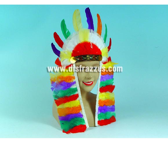 Penacho Indio para Carnavales. Dos modelos surtidos. Ideal como complemento de tu disfraz para Carnaval para ir de Fiesta a Pubs, Discotecas, Casas particulares, Restaurantes o Colegios y ayudar a crear un ambiente Carnavalesco y Festivo propio de la Fiesta de Carnavales.
¡¡Compra el complemento para tu disfraz de Carnaval en nuestra tienda de disfraces, será divertido!!
