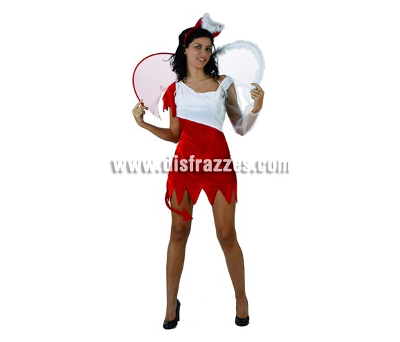 Disfraz de Angel-Demonio Sexy adulta para Halloween. Talla única M-L=38/42. Incluye vestido, alas y tocado. Éste disfraz de Halloween es ideal para celebrar la Fiesta de la Noche de las Brujas en Pubs, Discotecas, Casas particulares,  Restaurantes o Colegios y ayudar a crear un ambiente terrorífico y tenebroso indispensable para la Noche de Halloween la cual se celebra la víspera de Todos los Santos.
¡¡Compra tu disfraz para Halloween en nuestra tienda de disfraces, será divertido!!
