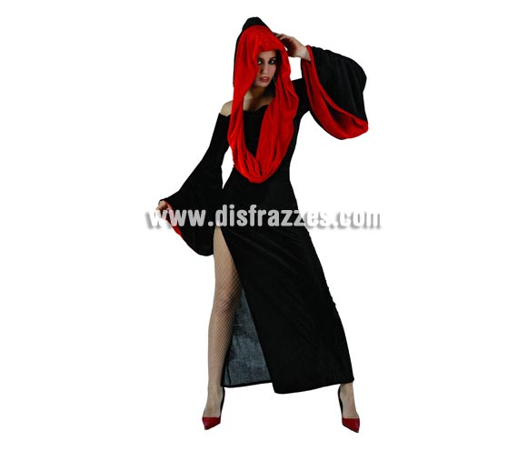 Disfraz de Señora del Infierno sexy adulta para Halloween. Talla única 38/42. Éste disfraz de Halloween es ideal para celebrar la Fiesta de la Noche de las Brujas en Pub's, Discotecas, Casas particulares,  Restaurantes o Colegios y ayudar a crear un ambiente terrorífico y tenebroso indispensable para la Noche de Halloween la cual se celebra la víspera de Todos los Santos.
¡¡Compra tu disfraz para Halloween en nuestra tienda de disfraces, será divertido!!
