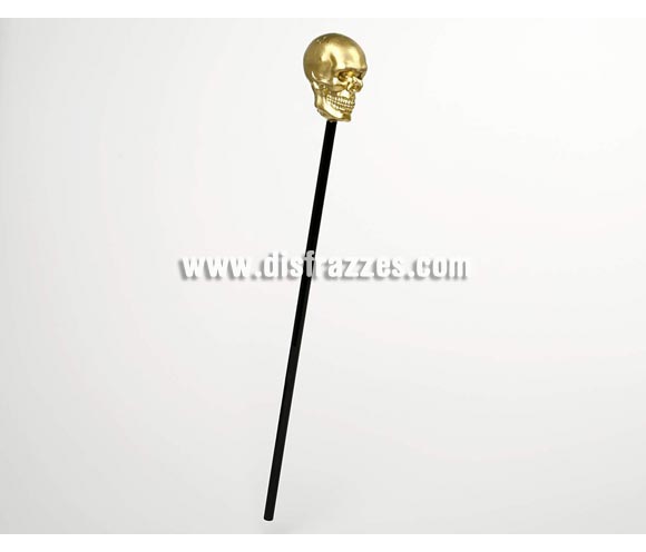 Bastón PVC Calavera dorada de 57 cm. de largo barato para Halloween. Ideal como complemento de tu disfraz de Halloween para ir de Fiesta a Pub's, Discotecas, Casas particulares o Restaurantes y ayudar a crear un ambiente terrorífico y tenebroso en la Fiesta de Halloween.
¡¡Compra los complementos de tu disfraz para Halloween en nuestra tienda de disfraces, será divertido!!

