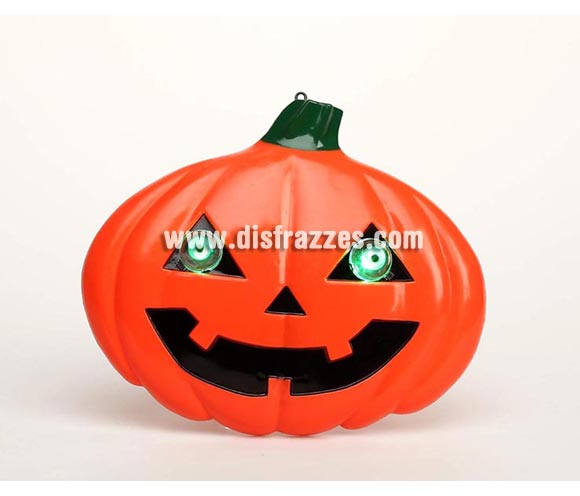 Calabaza decorativa de ojos luminosos de 25x21 cm. para Halloween. Artículo muy apropiado para decoración de Halloween en Discotecas, Pubs, Restaurantes, Colegios y Casas particulares y así crear un ambiente terrorífico y tenebroso típico de la Fiesta de Halloween cada vez más seguida por todos.
¡¡Compra la decoración para Halloween en nuestra tienda de disfraces, será divertido!!
