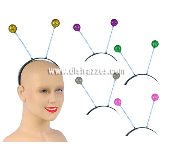 Diadema marabú con antenas purpurina de colores surtidos para Carnavales. Ideal como complemento de tu disfraz para Carnaval para ir de Fiesta a Pubs, Discotecas, Casas particulares, Restaurantes o Colegios y ayudar a crear un ambiente Carnavalesco y Festivo propio de la Fiesta de Carnavales.
¡¡Compra el complemento para tu disfraz de Carnaval en nuestra tienda de disfraces, será divertido!!
