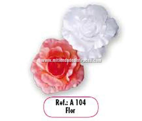 Flor. Para tu traje de Madrileña, Andaluza, Sevillana etc. Ideal como complemento de tu disfraz para Carnaval para ir de Fiesta a Pubs, Discotecas, Casas particulares, Restaurantes o Colegios y ayudar a crear un ambiente Carnavalesco y Festivo propio de la Fiesta de Carnavales.
¡¡Compra tu complemento para el disfraz de Carnaval en nuestra tienda de disfraces, será divertido!!
