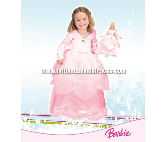 Disfraz de Barbie infantil + disfraz de muñeca. Disponible en varias tallas. Incluye vestido para la niña y vestido para la muñeca Barbie. Disfraz con licencia MATTEL perfecto como regalo.
Éste traje es perfecto para Carnaval y como regalo en Navidad, en Reyes Magos, para un Cumpleaños o en cualquier ocasión del año. Con éste disfraz harás un regalo diferente y que seguro que a los peques les encantará y hará que desarrollen su imaginación y que jueguen haciendo valer su fantasía. 
¡¡Compra tu disfraz para Carnaval o para regalar en Navidad o en Reyes Magos en nuestra tienda de disfraces, será divertido y quedarás muy bien!!

