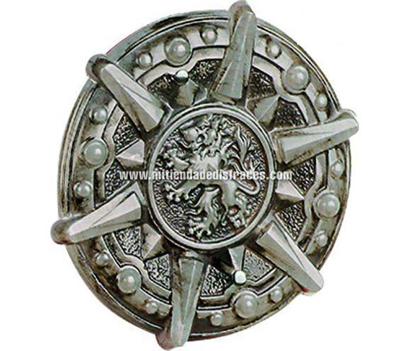 Escudo Medieval infantil Deluxe. De plástico resistente.