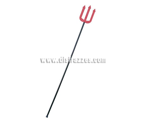 Tridente plano de Demonio o Diablo de 120 cm. par Halloween. Ideal como complemento de tu disfraz de Halloween para ir de Fiesta a Pubs, Discotecas, Casas particulares o Restaurantes y ayudar a crear un ambiente terrorífico y tenebroso en la Fiesta de Halloween.
¡¡Compra los complementos de tu disfraz para Halloween en nuestra tienda de disfraces, será divertido!!
