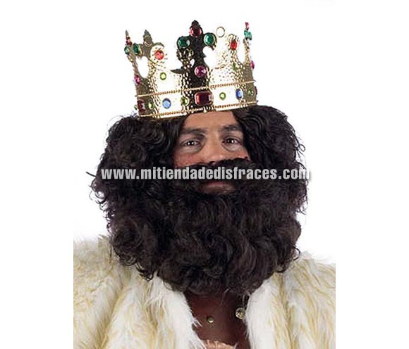 Corona de Rey Mago de metal.