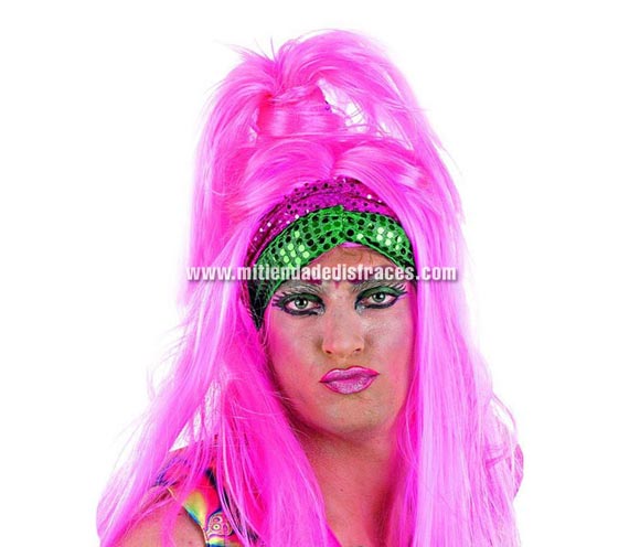 Peluca Drag Queen Pirri deluxe. Alta Calidad. Cinta cabeza NO incluida.