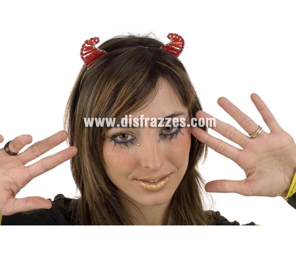 OFERTA LIQUIDACIÓN DE STOCK!!! Diadema cuernos de Diablesa bonita Super Barata. Ideal para Despedidas de Soltera y también como complemento de tu disfraz de Halloween para ir de Fiesta a Pubs, Discotecas, Casas particulares o Restaurantes y ayudar a crear un ambiente terrorífico y tenebroso en la Fiesta de Halloween.
¡¡Compra los complementos de tu disfraz para Halloween en nuestra tienda de disfraces, será divertido!!
