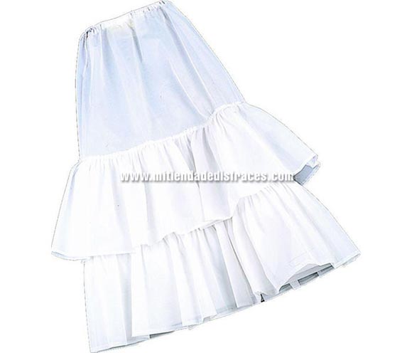 Can Can Infantil deluxe. Alta calidad. Color Blanco.
